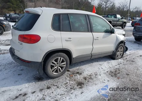 2012 Volkswagen Tiguan S из США, поврежденный, VIN WVGBV7AX3CW600197